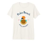 Puka Beach on Boracay Island in The Philippines Premium T-Shirt