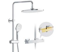 PUKANIUM Toilet Roll Holder with Phone Shelf, Screw-in Wall Mounted Toilet Paper Holder, 304 Stainless Steel Tissue Holder, Rustproof Multifunctional Bathroom Storage Dispenser