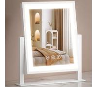 PUKANIUM Vanity Mirror with Light, Hollywood Mirror with Light, LED Makeup Mirror, 3 Colors Modes,Smart Touch Control, White