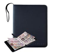 PUKARA Trading Card Binder with Zipper - 900 Card Holder, Includes 50 Removable 9-Pocket Sleeves, Waterproof PU Leather, Fits Pokémon, Yu-Gi-Oh!, MTG, Sports Cards - TCG Organizer Album