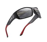 PUKCLAR Men’s Polarised Sunglasses, Sports Glasses, Cycling Glasses, Drivers Glasses, UV400 Protection, Category 3 Lens, CE Certified - - L