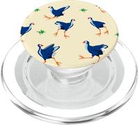 Pukeko Swamp Hen Bird Pattern PopSockets PopGrip for MagSafe