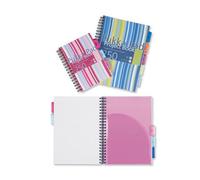 Pukka A4 Jotta Polyprop Cover. 200 Pages - Pack of 3 Pukka Multicolor