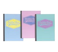 Pukka A4 Pastel Refill Pad - Blue/Pink/Mint - Pack of 3