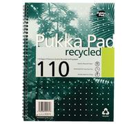 Pukka Pad Recycled Notebook Wirebound Perforated Ruled