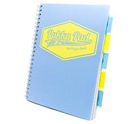 Pukka Blue A4 Project Book Wirebound Pastel Colour