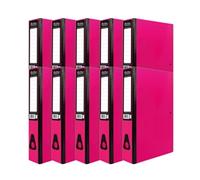 Indigo® Premium A4 Lever Arch File 70mm Spine - Cloud Marble Finish, FSC Certified, Heavy Duty Ring Binder for Office, School & Home Filing - Pack of 5