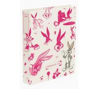 Pukka Bugs Bunny Cardboard Ringbinder File Pink/Blue