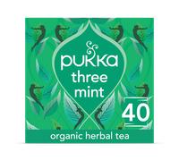 Pukka Herbs Digest Three Mint Organic Herbal Tea, 40 Tea Bags