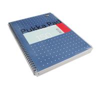 Pukka Pad Ruled Metallic Wirebound Easy-Riter Notepad 150 Pages A4 (Pack of 3) E