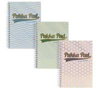 Pukka Haze Jotta Notepad A5 Wirebound 200 Ruled Pages 80gsm Paper Assorted Colours (Pack 3) - 9868(AST)-HZE