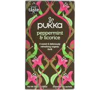 Pukka Herbal Tea (Peppermint & Licorice, Pack of 4)