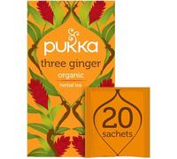 Pukka Herbal Tea (Three Ginger, Pack of 4)