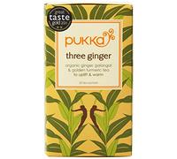 Pukka Herbal Teas Three Ginger By 20 Teabags (Pack of 12)