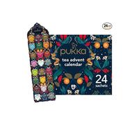 Pukka Herbs Advent Calendar 2024 Organic Tea Selection Ideal Secret Santa Perfect Tea Enthusiasts 24 Delightful Black/Green/Herbal Infusion Tea Bags