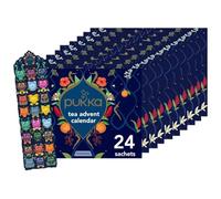 Pukka Herbs, Advent Calendar 2025 Organic Tea Selection, Ideal Secret Santa Christmas Gifts Idea For Women & Men, 24 Delightful Black/Green/Herbal Infusion Tea Bags (10 Pack)