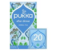 Pukka Herbs | After Dinner Organic Herbal Tea Box | Tea Infusion With Fennel, Cardamom & Turmeric | Ideal For Digestive Wellness | Caffeine Free | 20 Plant Based Biodegradable Tea Bags