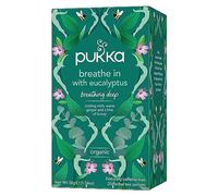 Pukka Herbs | Breathe In Organic Herbal Tea | Mint, Eucalyptus, Ginger, Honey | Perfect For Everyday Support