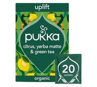 Pukka Herbs, Citrus Yerba Green Tea, Organic, Herbal Tea Box, Boosts Natural Energy & Focus, 20 Plant Based Biodegradable Tea Bags