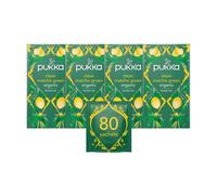 Pukka Herbs | Clean Matcha Green Organic Tea Box | Green Tea, Lemon, Fennel and Matcha Powder | Perfect For Everyday Vitality | 4 Packs | 80 Plant