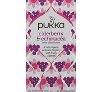 Pukka Elderberry and Echinacea Tea Bags Organic (Pack of 20)