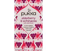 Pukka Herbs Elderberry & Echinacea with Elderflower 20 per pack - Pack of 2