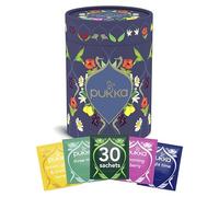 Pukka Herbs Gourmet Favourites Herbal Tea Gift Set, 30 Teabags, 5 Flavours | For gifting, five Pukka favourites, one tin, Mint, berry, lemon, ginger & matcha, FSC-certified, reusable gift tin