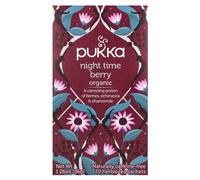 Pukka Herbs, Herbal Tea, Organic Night Time Berry, Caffeine-Free, 20 Sachets, 1.26 oz (36 g)
