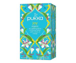 Pukka Herbs, Joy, Organic Herbal Tea, 20 Sachets (4 Pack)