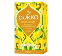 Pukka Herbs Lemon Ginger & a touch of Manuka Honey Tea x 20 sachets