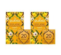 Pukka Teas Organic Lemon, Ginger & Manuka Honey - 20 Teabags