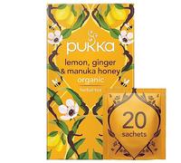 Pukka Herbs Lemon Ginger & Manuka Honey Tea Bags 20 pack