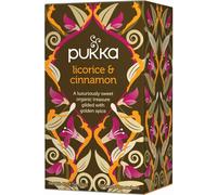 Pukka Herbs Licorice and Cinnamon Organic Herbal Tea Box Infusion With Ca