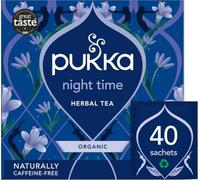 Pukka Herbs Night Time with Chamomile, Lavender & Valerian, 40 Tea Bags