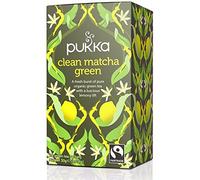 Pukka Herbs Organic Clean Matcha Green Tea 20 Bags (Pack of 2)