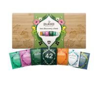 Pukka Herbs Organic Herbal Tea Discovery Chest, 42 Bags, 6 Flavours