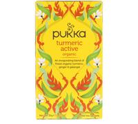 Pukka Herbs, Organic Turmeric Active, Caffeine Free, 20 Herbal Tea Sachets, 1.27 oz (36 g)