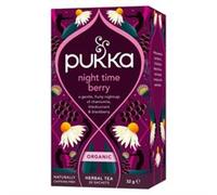 Pukka Organic Night Time Berry Herbal Tea Bags (Pack of 20) 801714