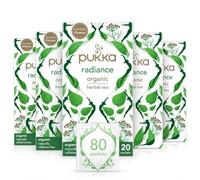 Pukka Herbs Radiance Organic Herbal Tea, 80 Teabags, Nettle & Fennel