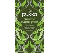 Pukka Herbs | Supreme Matcha Green Organic Tea Box | Energizing Tea With Matcha Powder | Ideal For Daily Vitality | 2 Packs | 40 Plant Based Biodegradable Tea Bags