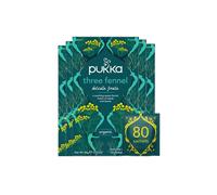 Pukka Herbs Three Fennel Tea, 80 Tea Bags, Organic, Digestion