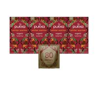 Pukka Herbs | Winter Warmer Organic Herbal Tea | Limited Edition | Ginger, Cinnamon, Clove, Orange | Perfect For Festive Spirit | 4 packs | 80 Sachets