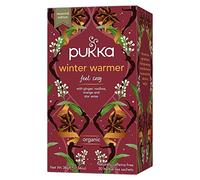 Pukka Herbs | Winter Warmer Organic Herbal Tea | Limited Edition | Ginger, Cinnamon, Clove, Orange | Perfect For Festive Spirit | 3 packs | 60 Sachets