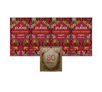 Pukka Herbs | Winter Warmer Organic Herbal Tea | Limited Edition | Ginger, Cinnamon, Clove, Orange | Perfect For Festive Spirit | 4 packs | 80 Sachets