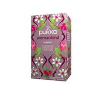 Pukka Herbs | Womankind Organic Herbal Tea Box | Chamomile, Shatavari, Vanilla, Cranberry, Rose, Hibiscus | Ideal For Balanced Harmony | Caffeine Free
