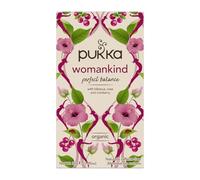 Pukka Herbs | Womankind Organic Herbal Tea Box | Chamomile, Shatavari, Vanilla, Cranberry, Rose, Hibiscus | Ideal For Balanced Harmony | Caffeine Free | 20 Plant Based Biodegradable Tea Bags