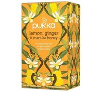 Pukka | Lemon Ginger & Manuka Honey | 4 x 20 Bags