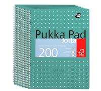 Pukka Metallic Jotta 200 Page A4 Ruled Pack of 6