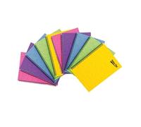 Pukka Pressboard A4 Pad Assorted Bright Pack of 10