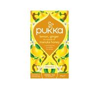 Pukka Organic Lemon, Ginger & a Touch of Manuka Honey Tea Bags – Pack of 20